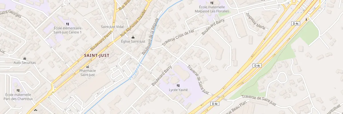 Plan du 51 Bd Barry à Marseille 13e Arrondissement