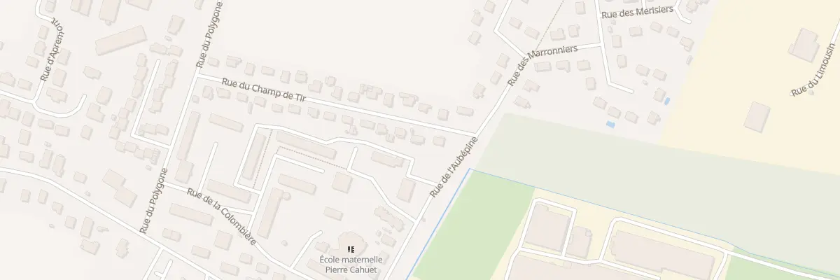 Plan du 25 Rue du Champ de Tir à Auxonne