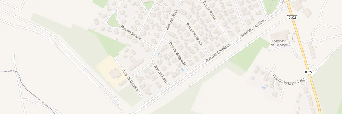 Plan du 5 Rue de Belgrade à La Charme