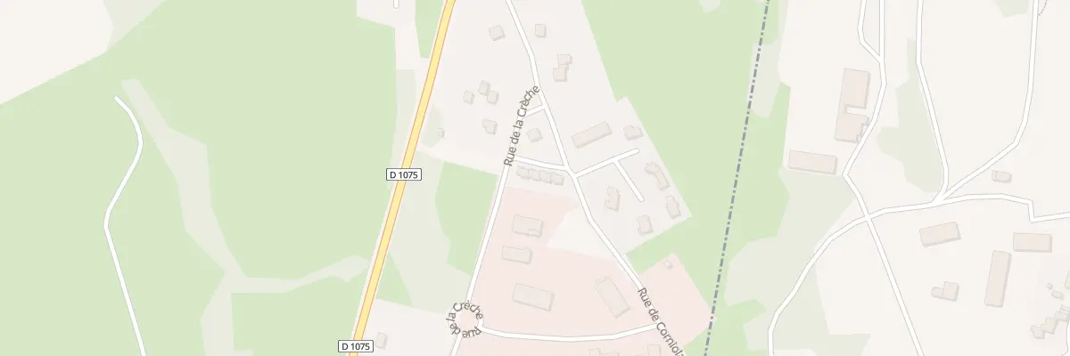 Plan du 75 Rue de la Crèche à Porcieu-Amblagnieu