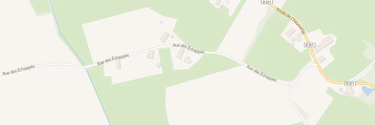 Plan du 1 Rue des Echappés à Mouthier-en-Bresse