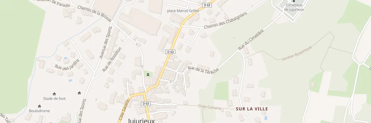 Plan du 15 Rue de la Térêche à Jujurieux