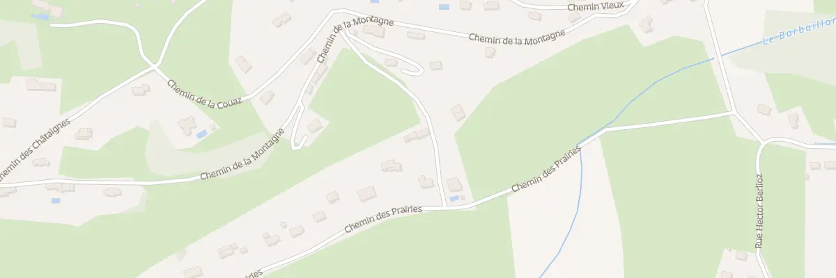 Plan du 372 Che des Prairies au Grand-Lemps