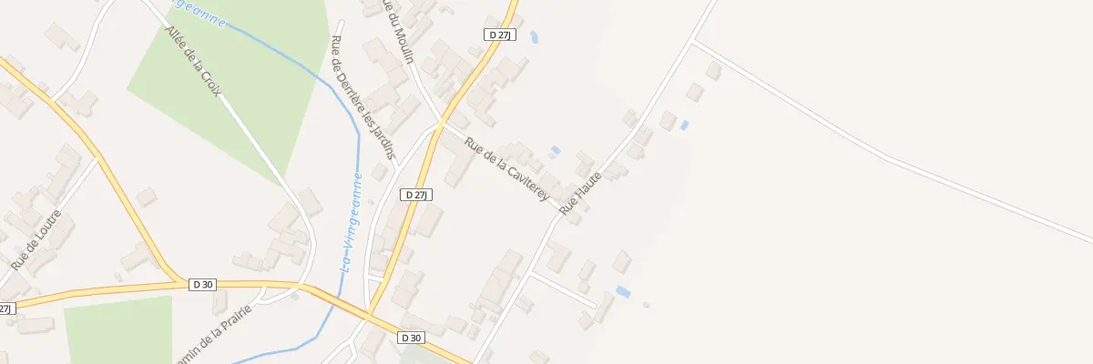Plan du 7 Rue de la Caviterey à Saint-Maurice-sur-Vingeanne