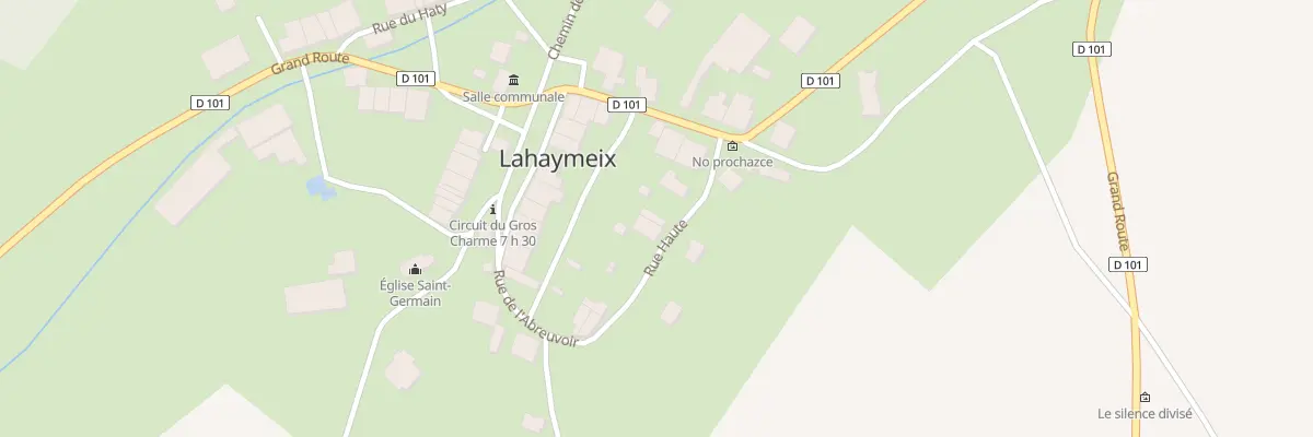Plan du 4 Rue Haute à Lahaymeix