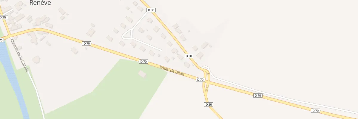 Plan du 40 Rte de Talmay à Renève