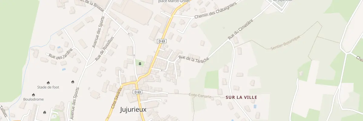 Plan du 66 Rue de la Térêche à Jujurieux