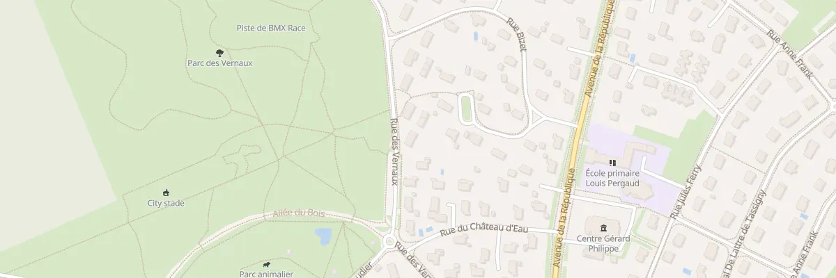 Plan du 15 Rue Bizet à Tavaux