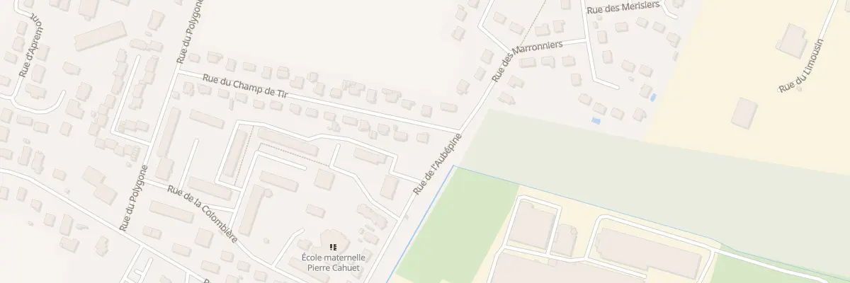 Plan du 27 Rue du Champ de Tir à Auxonne