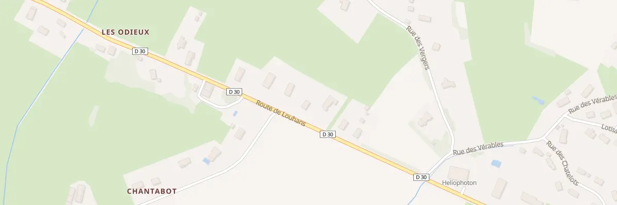 Plan du 740 Rte de Louhans à Savigny-en-Revermont