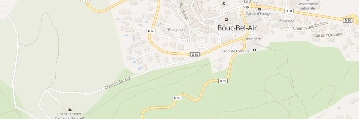Plan du 125 Av General de Gaulle à Bouc-Bel-Air