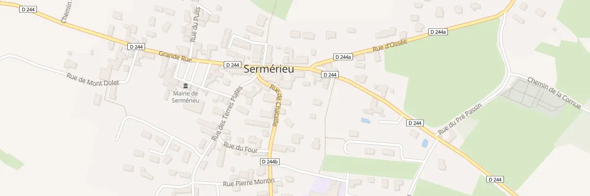 Plan du 26 Rue de Chataille à Sermérieu