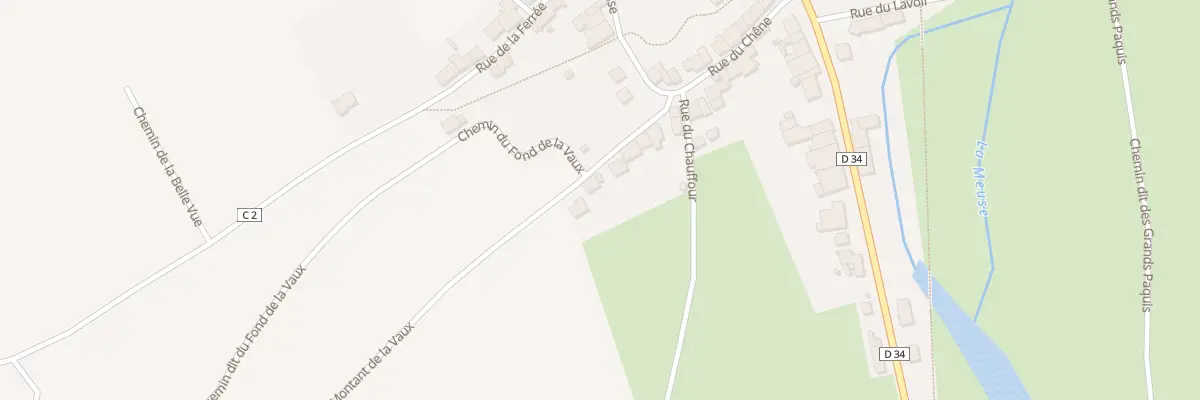 Plan du 17 Rue du Fond de la Vaux aux Monthairons