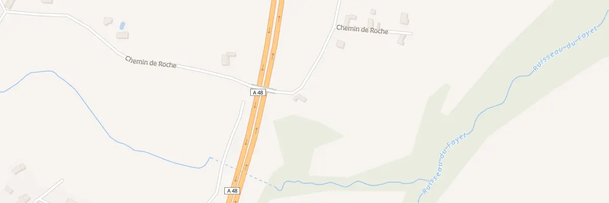 Plan du 56 Che de Roche à Torchefelon