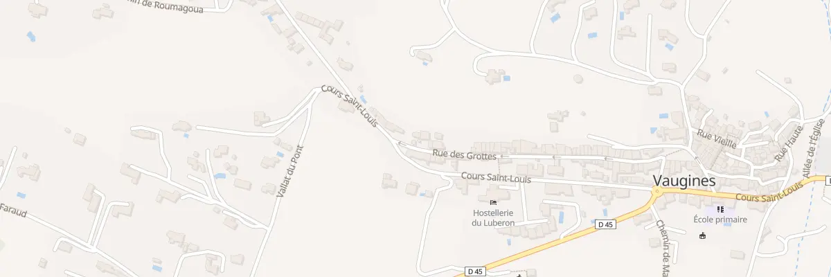 Plan du 312 Rue des Grottes à Vaugines