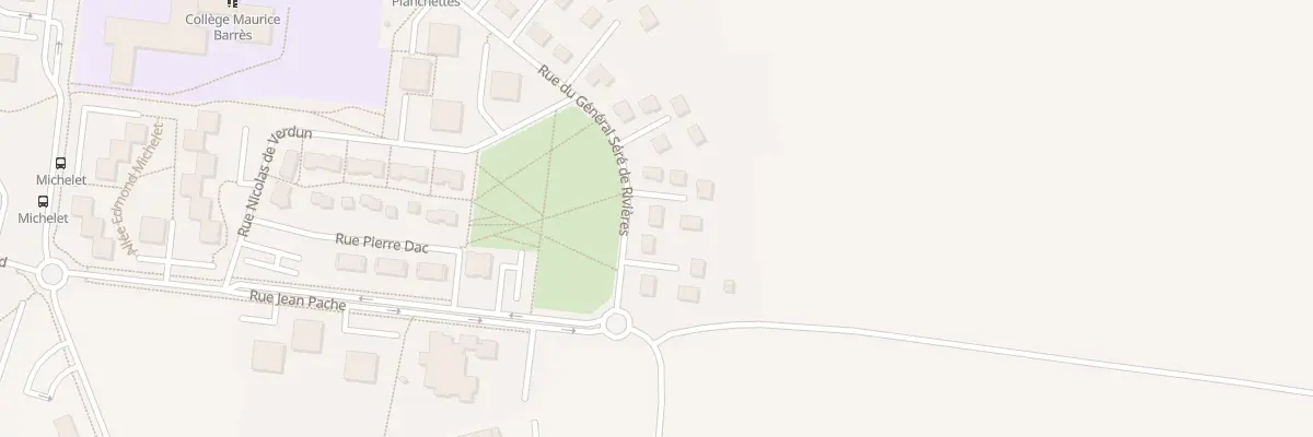 Plan du 12 Rue Gen Sere de Riviere à Verdun