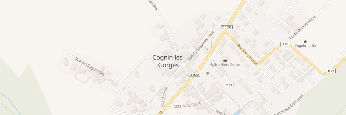 Plan du 79 Rue de la Trainière à Cognin-les-Gorges