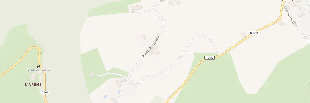 Plan du 570 Rte de Créneuf à Notre-Dame-de-l’Osier