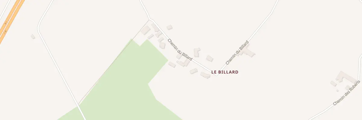 Plan du 26 Che du Billard à Torchefelon