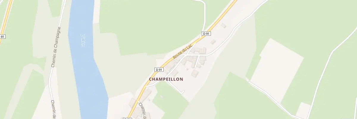 Plan du 125 Rue du Vieux Four - Champeillo à Poncin