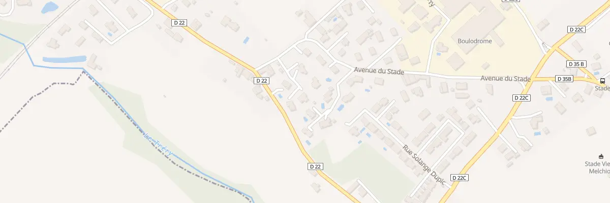 Plan du 6097 Av du Stade à Vinay