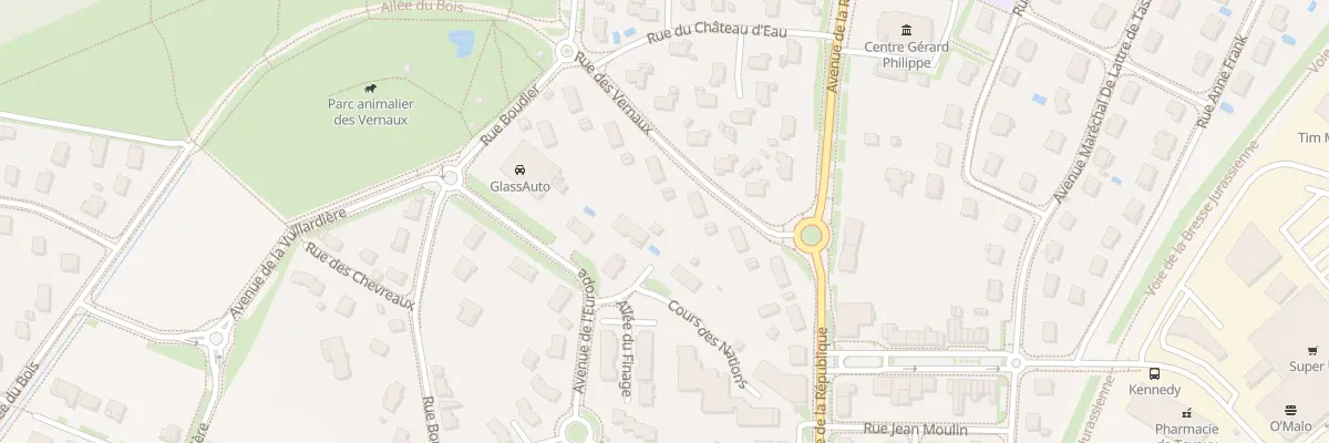 Plan du 19 Rue des Vernaux à Tavaux