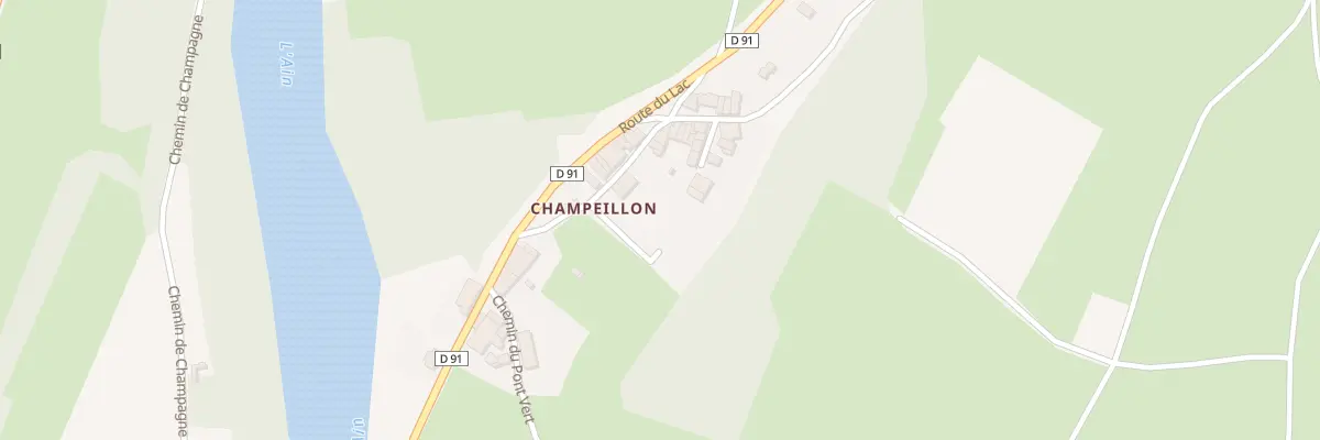 Plan du 4 Champeillon à Poncin