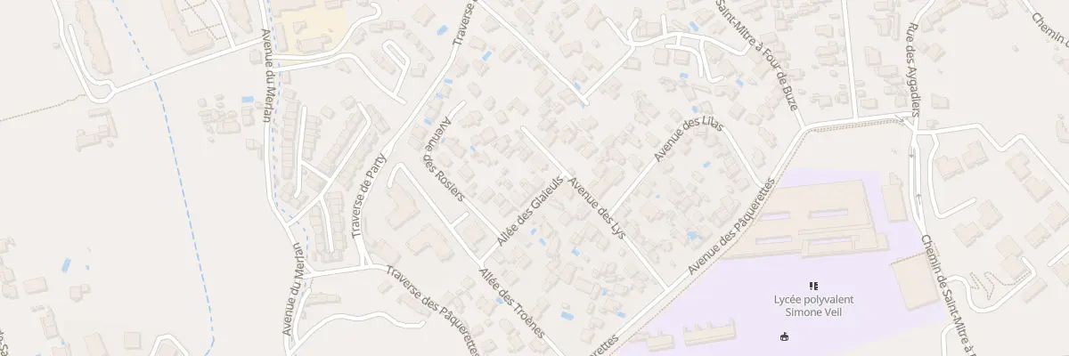 Plan du 17 Av des Glaieuls à Marseille 14e Arrondissement