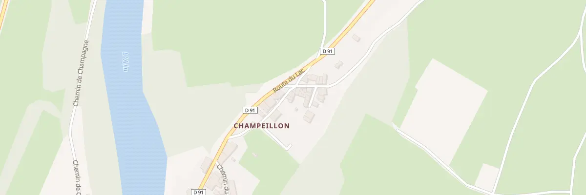 Plan du 132 Rue du Vieux Four - Champeillo à Poncin