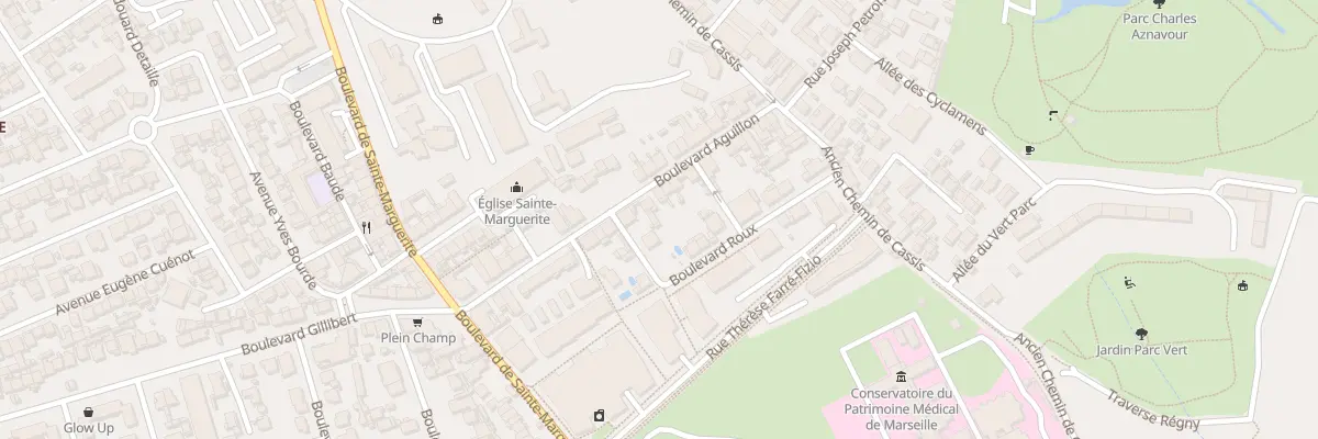 Plan du 40B Bd Aguillon à Marseille 9e Arrondissement