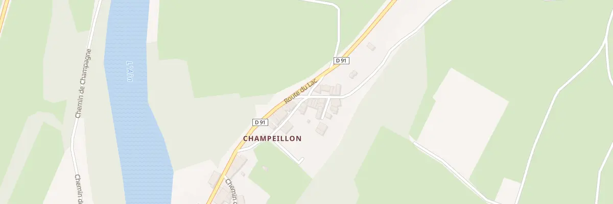 Plan du 2 Pré de Bise - Champeillon à Poncin