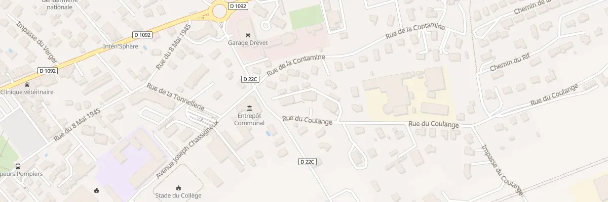 Plan du 75 Rue du Coulange à Vinay