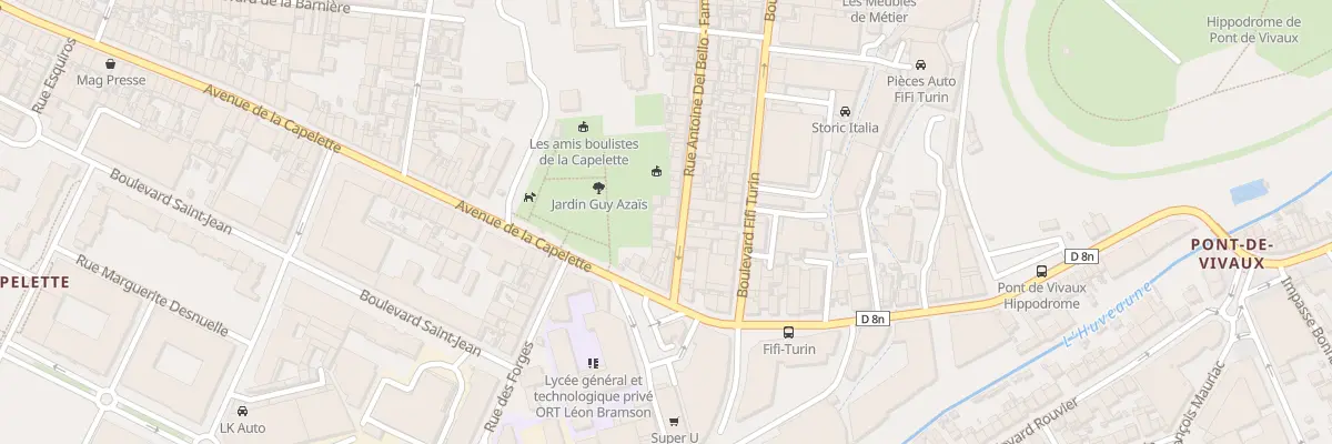Plan du 11 Rue antoine del bello à Marseille 10e Arrondissement