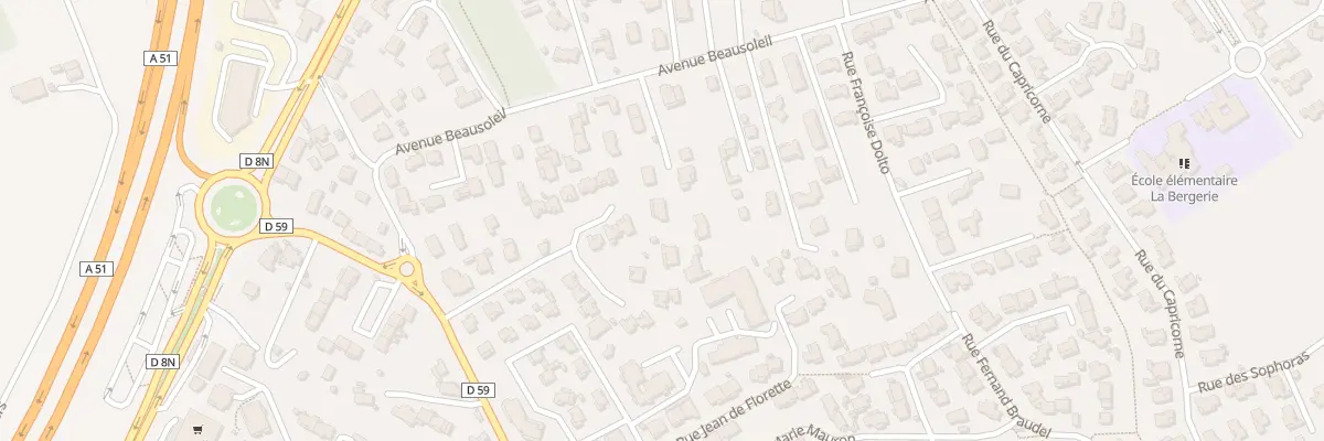 Plan du 7143 Av Beausoleil à Bouc-Bel-Air