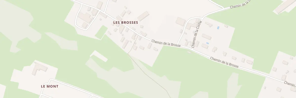 Plan du 582 Che de la Brosse à Sermérieu