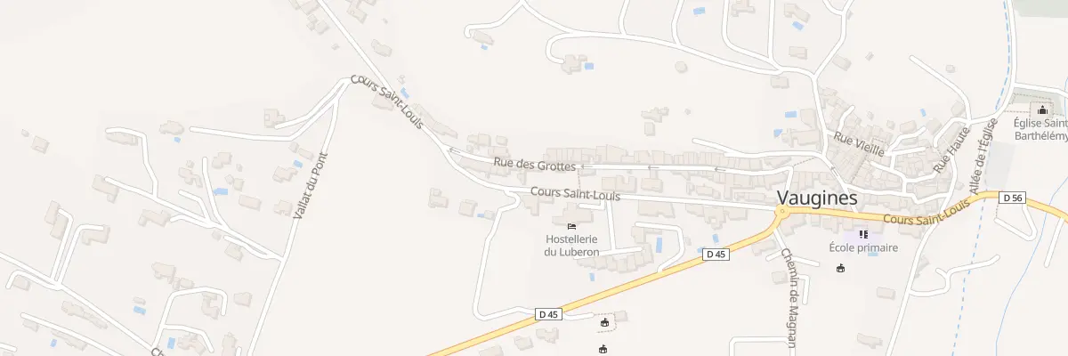 Plan du 251 Rue des Grottes à Vaugines