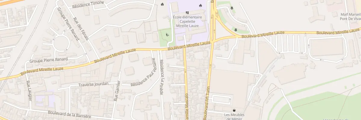 Plan du 103 Rue antoine del bello à Marseille 10e Arrondissement