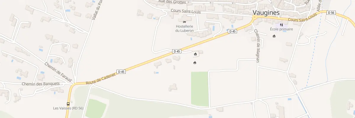 Plan du 255 Rte de Cadenet à Vaugines