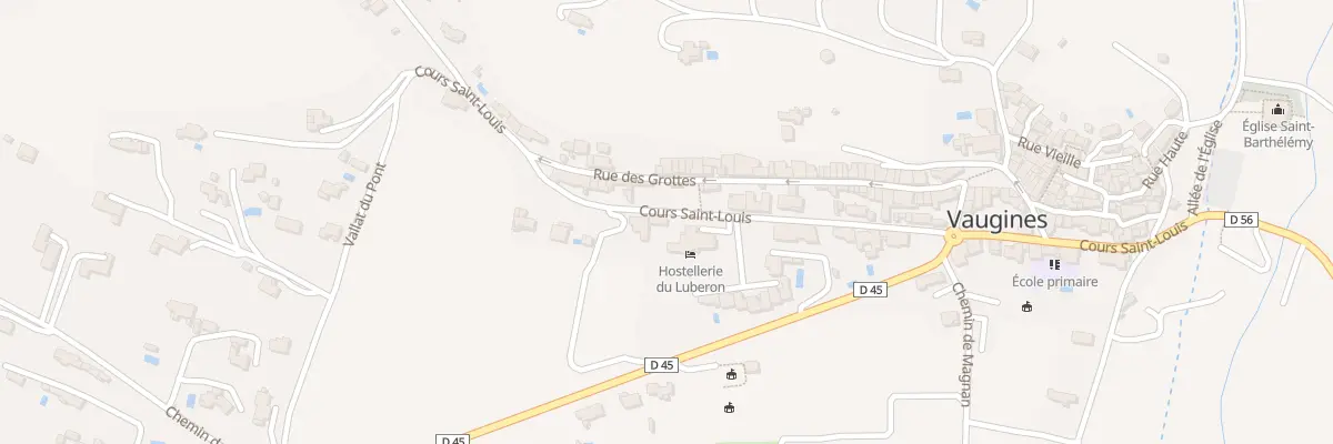Plan du 403 Crs Saint-Louis à Vaugines
