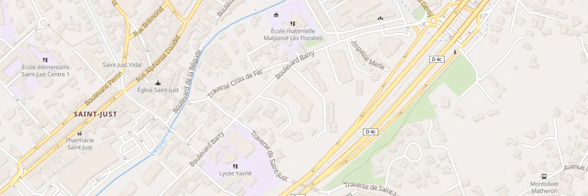 Plan du 80 Bd Barry à Marseille 13e Arrondissement