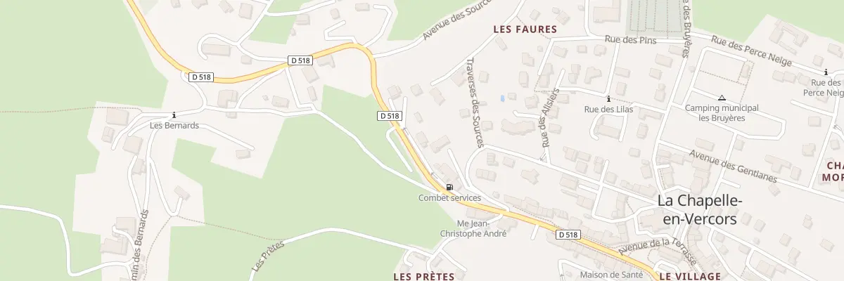 Plan du 214 Av des Grands Goulets à La Chapelle-en-Vercors