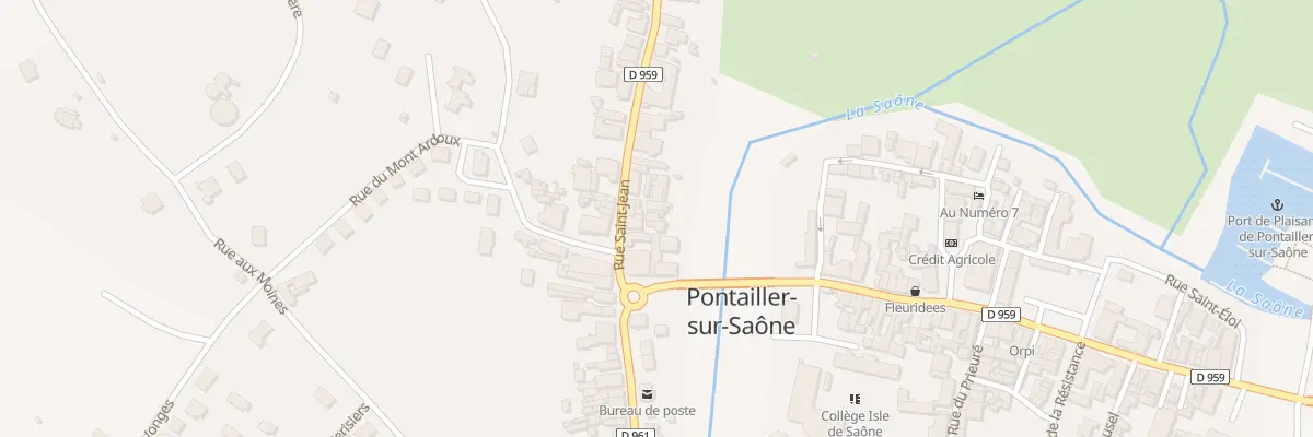 Plan du 39 Rue Saint-jean à Pontailler-sur-Saône