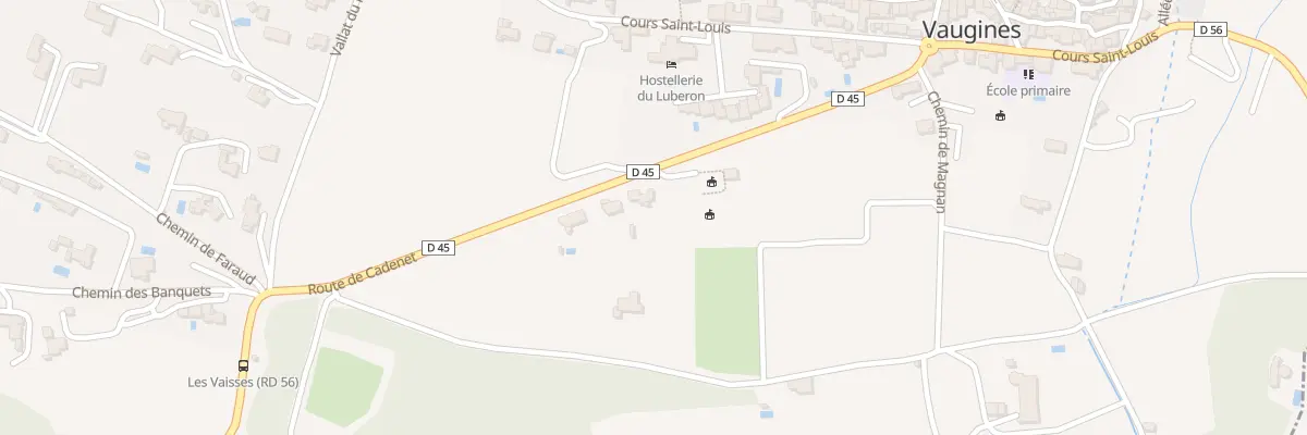 Plan du 5168 Rte de Cadenet à Vaugines