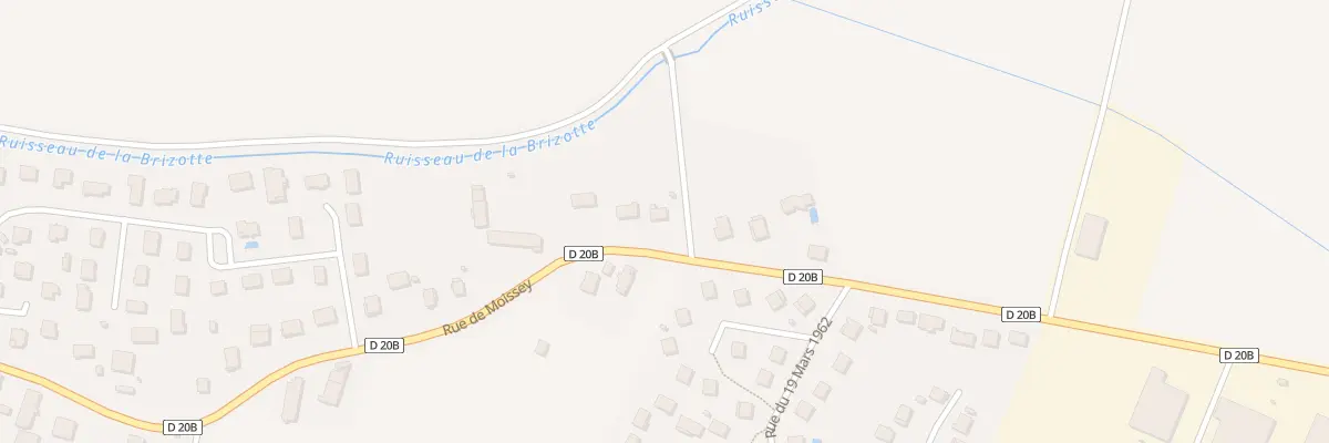 Plan du 54B Rue de Moissey à Auxonne