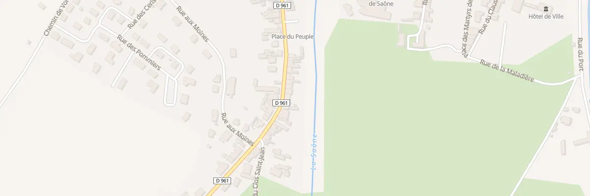 Plan du 97 Rue Saint-jean à Pontailler-sur-Saône