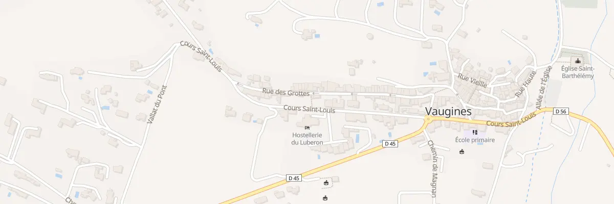 Plan du 418 Crs Saint-Louis à Vaugines