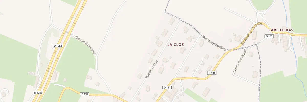 Plan du 5 Rue de la Clos à Augea