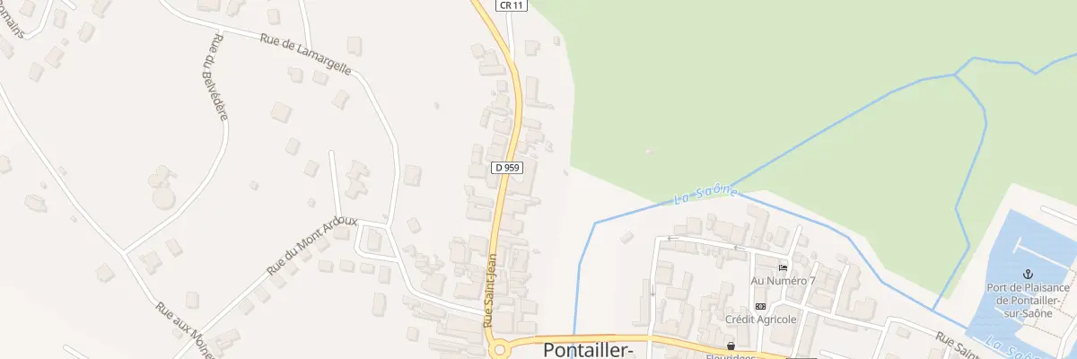 Plan du 19 Rue Saint-jean à Pontailler-sur-Saône