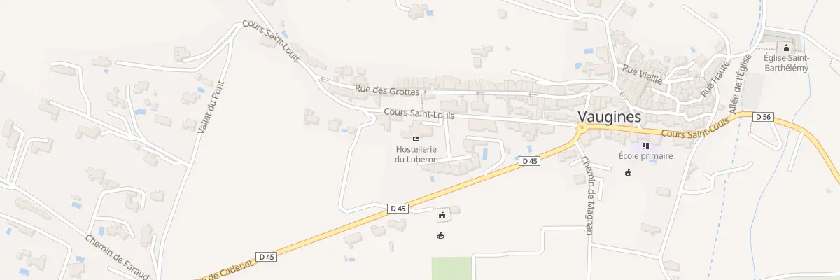 Plan du 403 Crs Saint-Louis à Vaugines