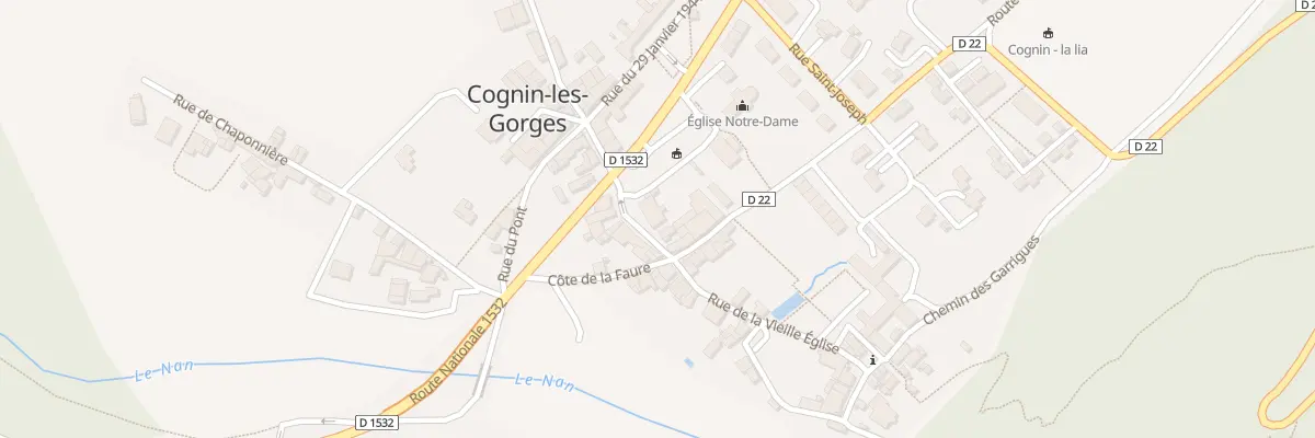 Plan du 47 Pl de la Fontaine à Cognin-les-Gorges